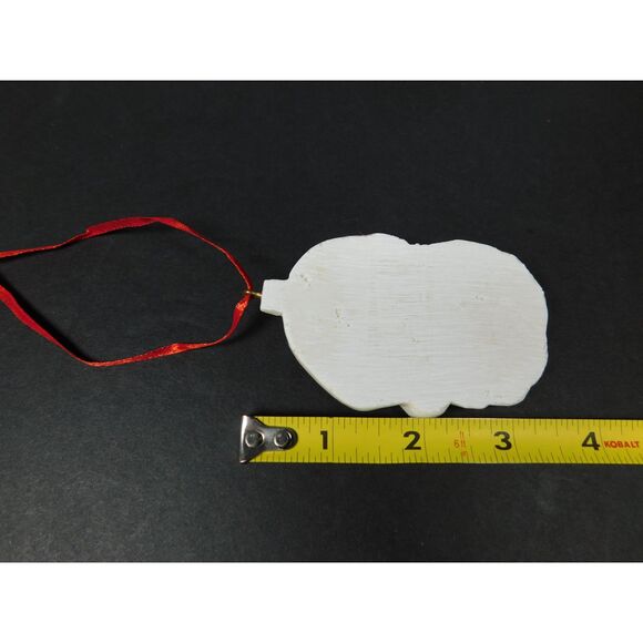 Santa Claus Head Christmas Ornament Wearing Medical Mask 3" - Picture 6 of 8